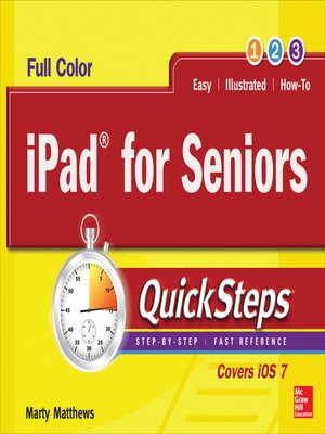 cover image of iPad for Seniors QuickSteps